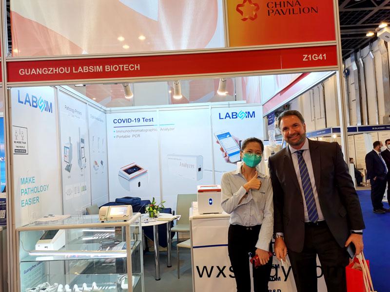 【展(zhan)會(hui)迴(hui)顧】藍(lan)勃生(sheng)物(wu)精(jing)綵亮相2022 MEDLAB Middle East